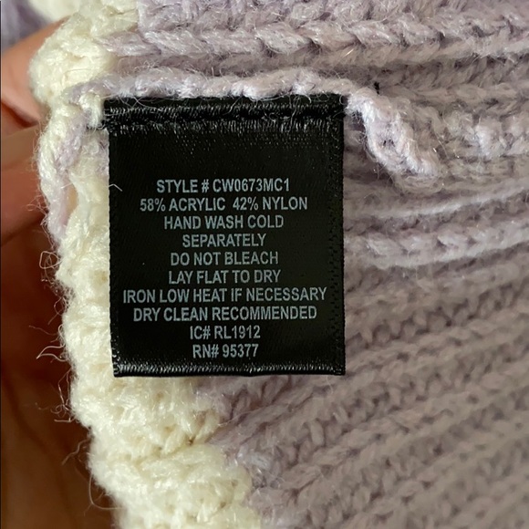 Sanctuary Cream / Lavender Tooth Stripe Sweater - Picture 6 of 7